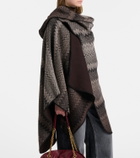Missoni Zig Zag wool cape