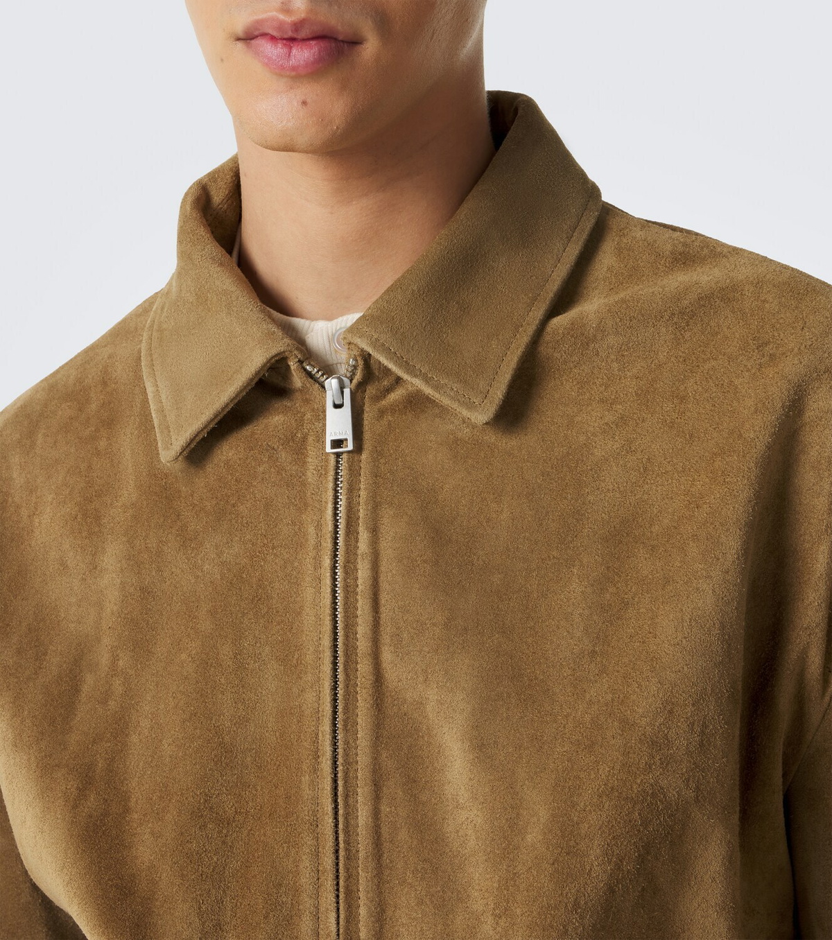 Arma Maddox suede blouson jacket