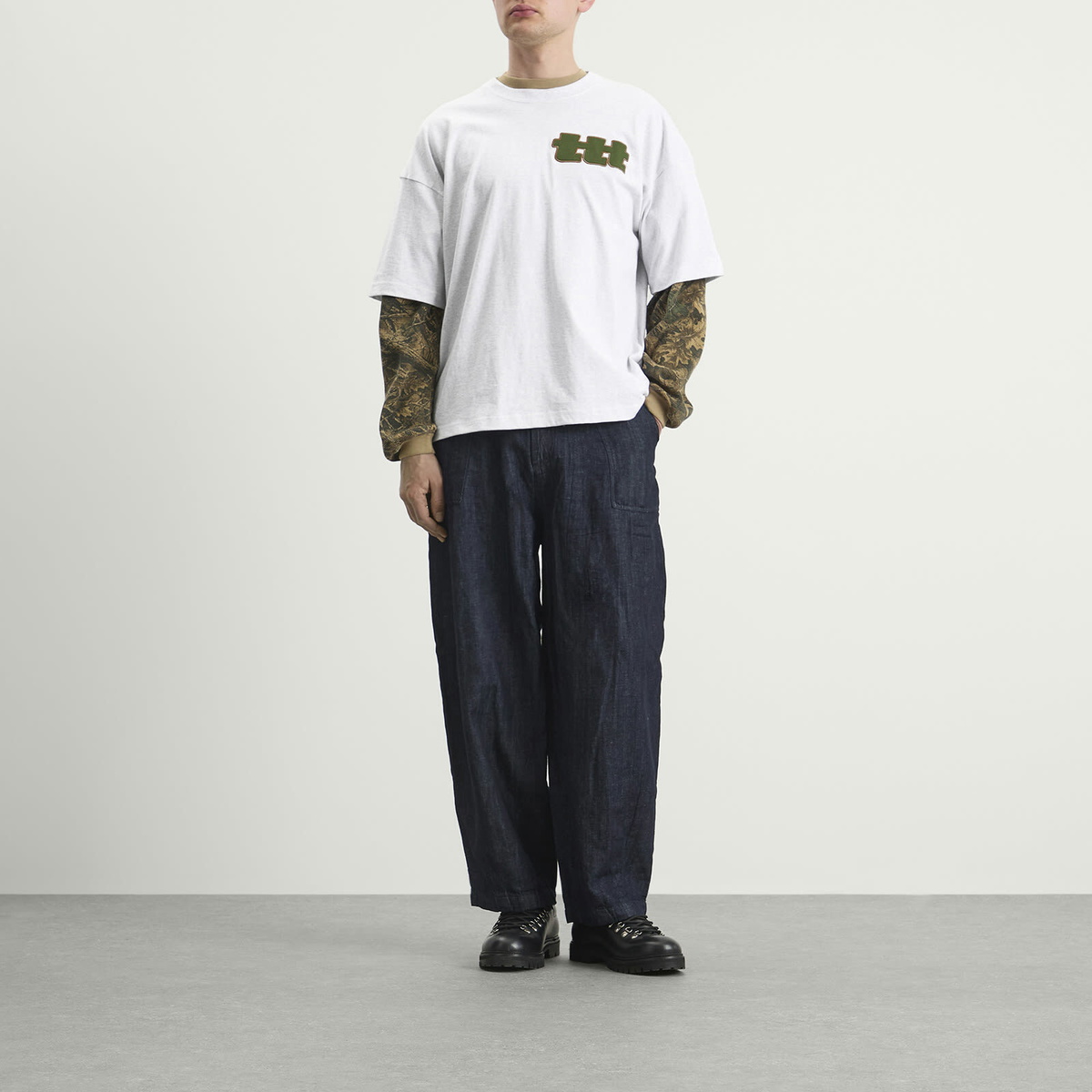 TTT MSW Men's Logo T-Shirt in Grey