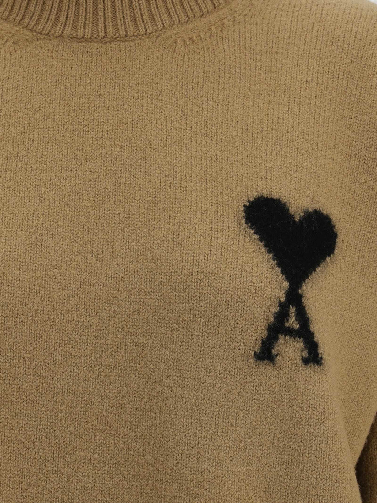 Ami Alexandre Mattiussi Ami De Coeur Turtleneck Sweater