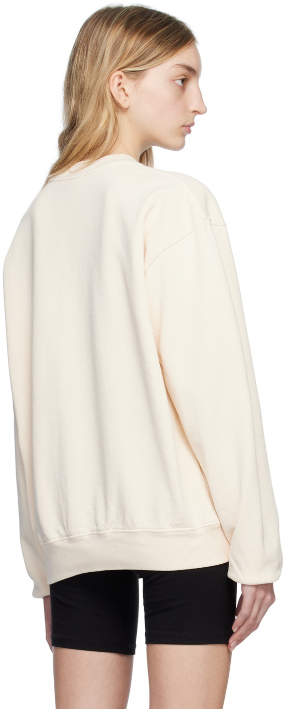 ★Sporty & Rich★ Athletic Sweatshirt Off-White CR655CR CR65 SPORTY & RICH Off-White Athletic Sweatshirt CR655CR 44408422