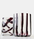NasonMoretti Cyrcus set of 2 glass tumblers