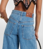 Etro - High-rise wide-leg jeans