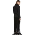 Palomo Spain Black Fringe Blazer