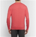 Richard James - Mélange Cotton Sweater - Coral