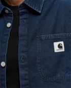 Carhartt Wip Wmns S/S Lovilia Shirt Blue - Womens - Shirts & Blouses