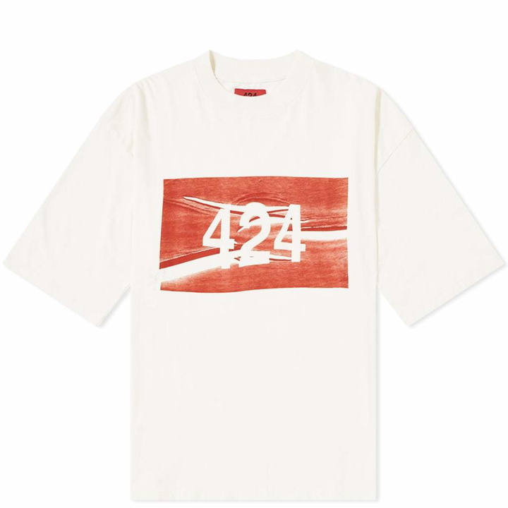 Photo: 424 Distressed Logo Tee