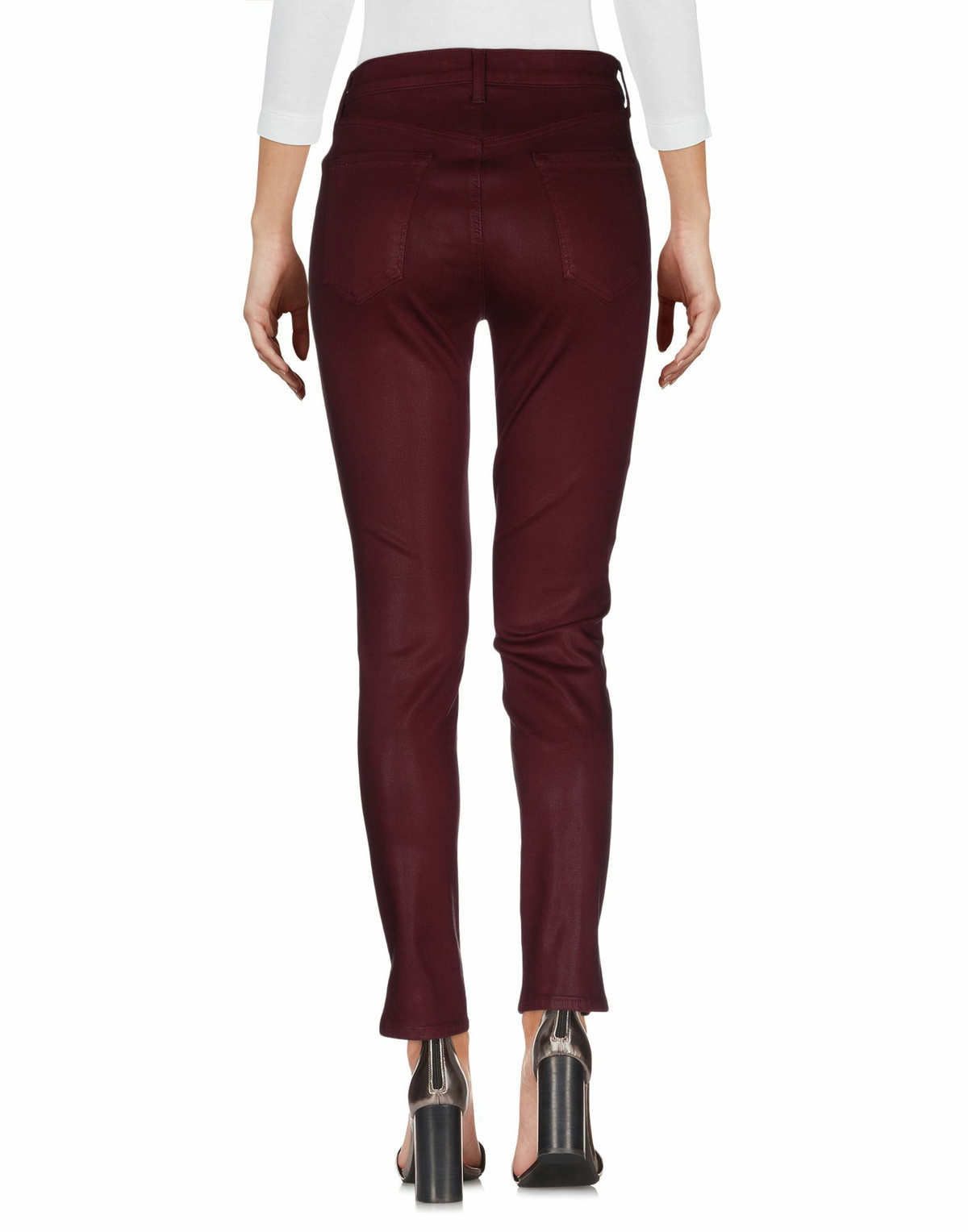 J Brand Womens Jeans Burgundy