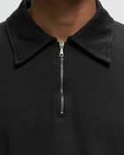Our Legacy Lad Sweatshirt Black - Mens - Half Zips