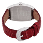 Franck Muller Cintree Curvex Quartz Diamond Silver Dial Ladies Watch 7502 QZ D 1R COL DR AC
