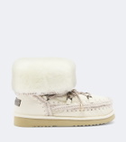 Mou 24 shearling-lined leather ankle boots