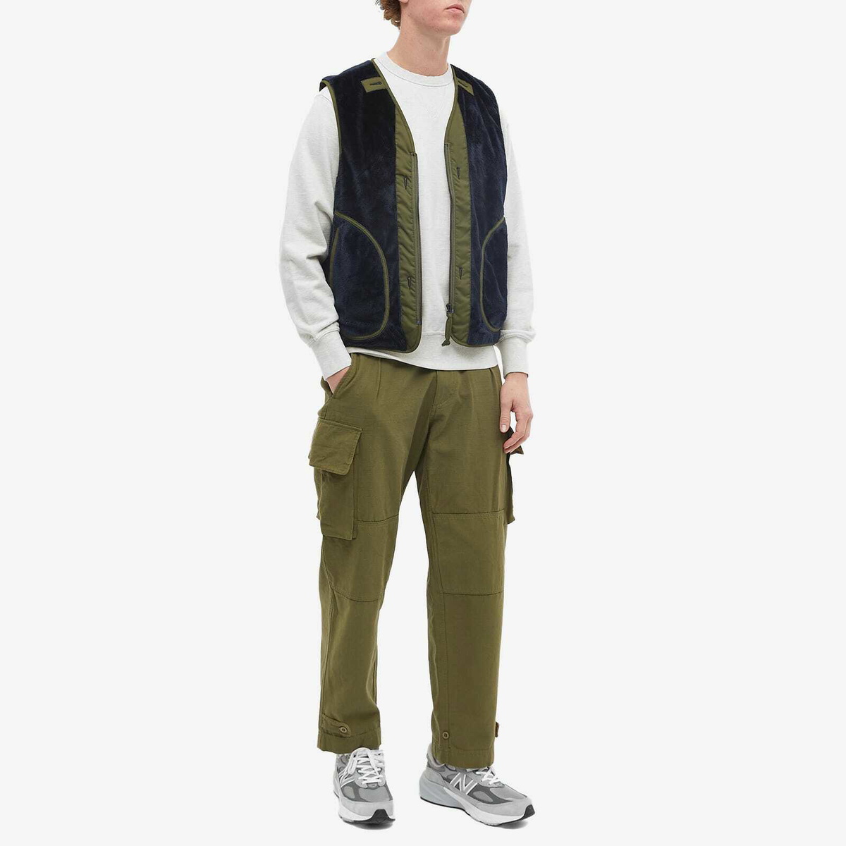 Eastlogue Men's Classic Crew Sweat in Oatmeal