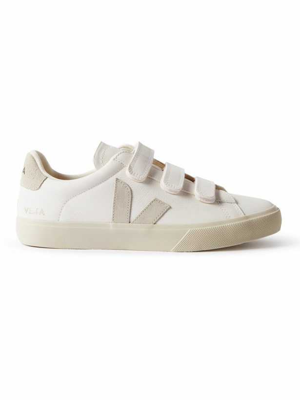 Photo: Veja - Recife Suede-Trimmed Leather Sneakers - White