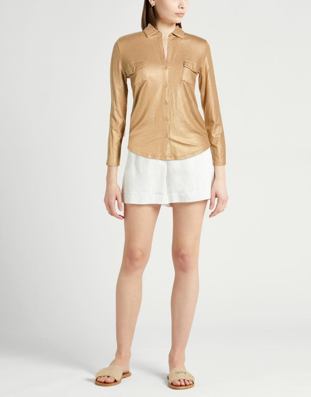 Majestic Filatures Womens Shirt in Gold