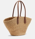 Polo Ralph Lauren Bellport Medium raffia basket bag