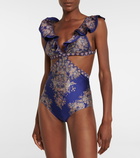 Zimmermann Anneke ruffled swimsuit