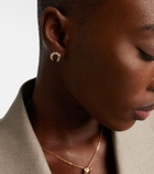 Yvonne Léon Écrevisse 9kt gold earrings with diamonds