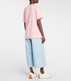Loewe - Embroidered cotton jersey T-shirt