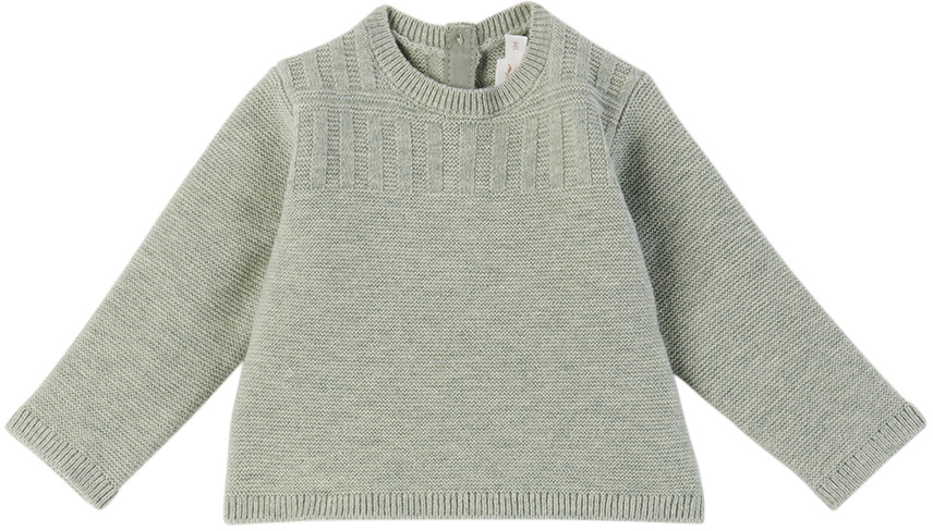 BONPOINT sweater kids green size newest 10.