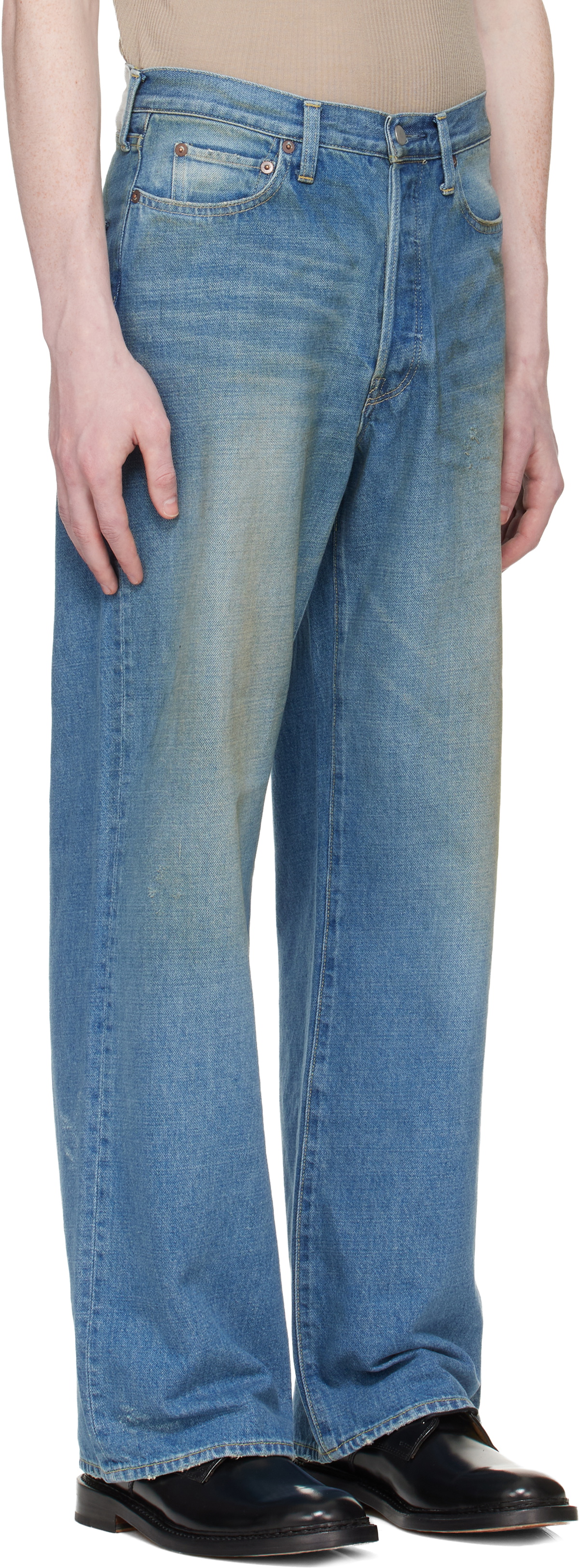 stein Blue Loose Jeans