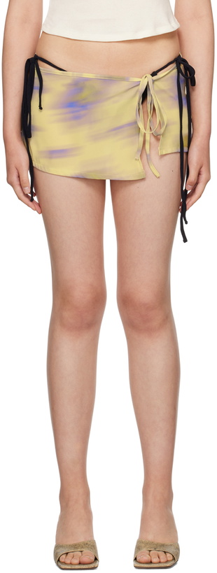 Photo: BINYA Green Sarong Miniskirt