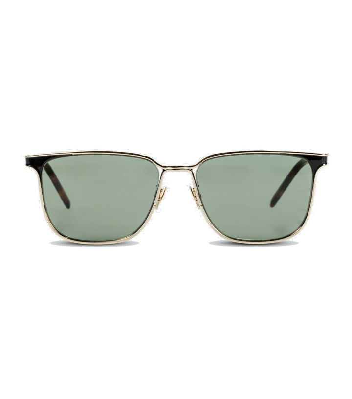 Photo: Saint Laurent Square-frame metal sunglasses