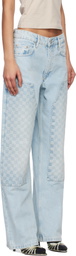 MISBHV Blue Monogram Carpenter Jeans