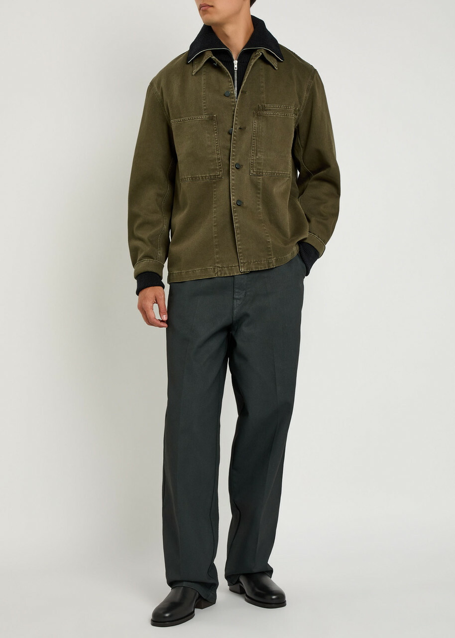 Lemaire Workwear Denim Overshirt Green Lemaire