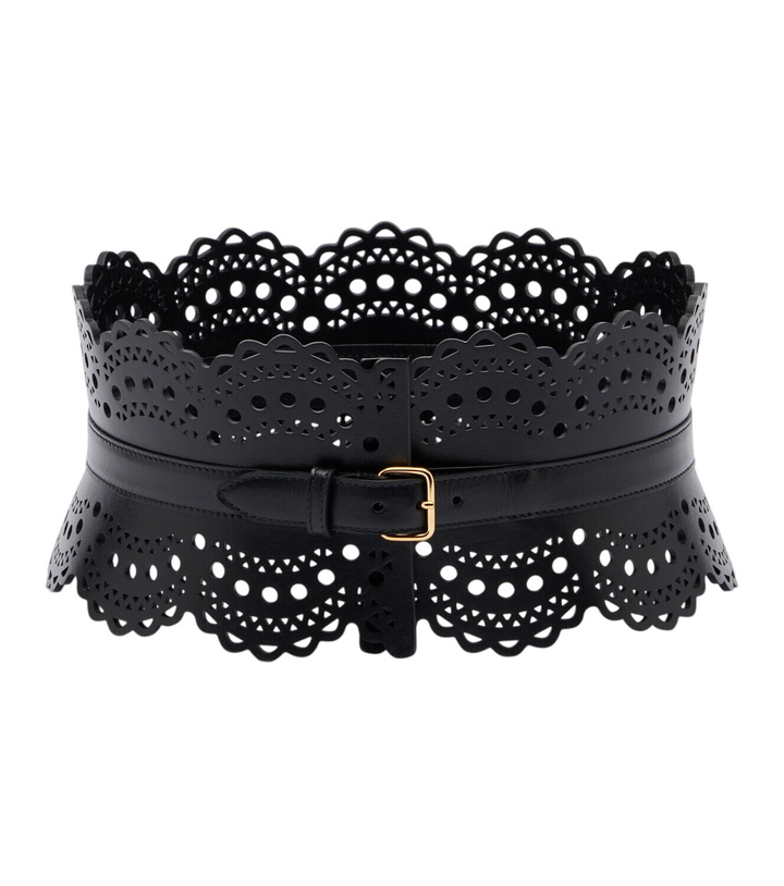 Photo: Alaïa Vienne Wave leather belt
