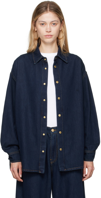 Photo: DARKPARK Blue Keanu Denim Shirt