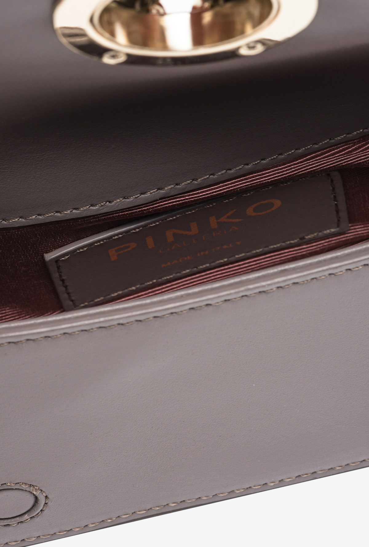 Pinko Rhinestone Clutch Micro Love Bag With Removable Shoulder 