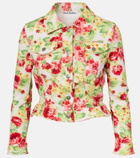 Acne Studios Ojalva floral denim jacket
