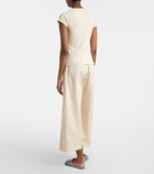 Loewe Paula's Ibiza cotton poplin cropped pants
