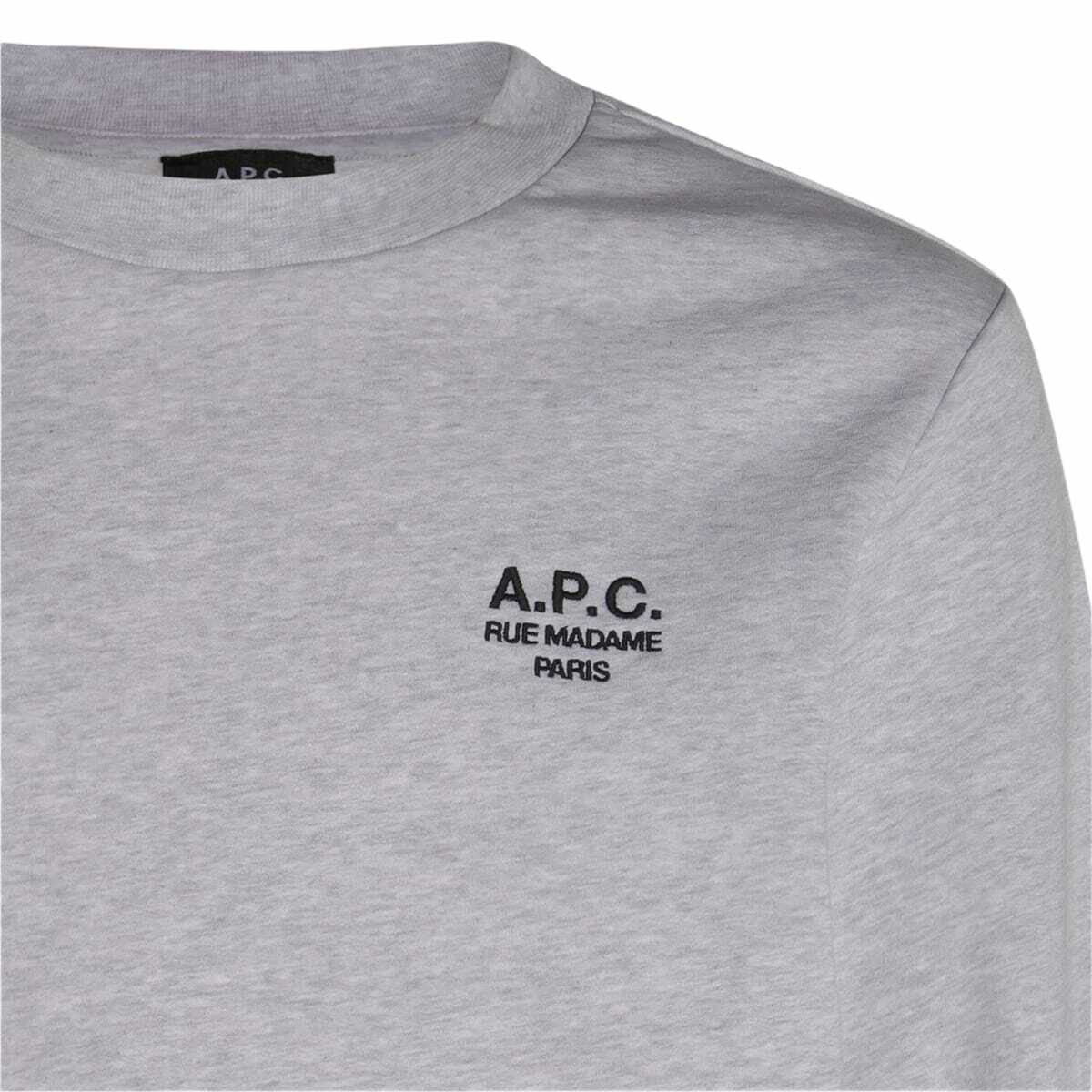 A.P.C. Light Grey Cotton Sweatshirt