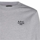 A.P.C. Light Grey Cotton Sweatshirt