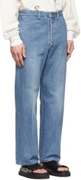 Kuro Blue J.PRESS Edition Denim Faded Jeans