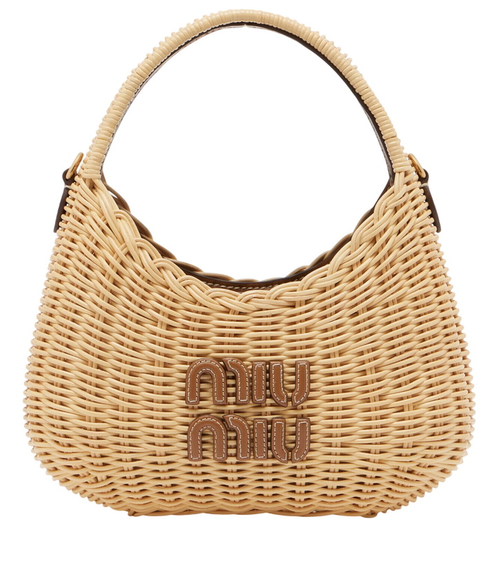 Photo: Miu Miu Wander wicker top-handle bag