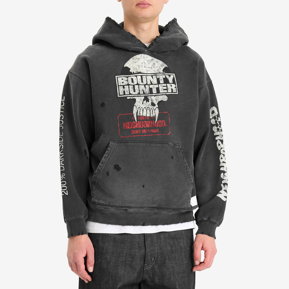 Neighborhood Men's x Bounty Hunter Savage Hoodie in Black Neighborhood