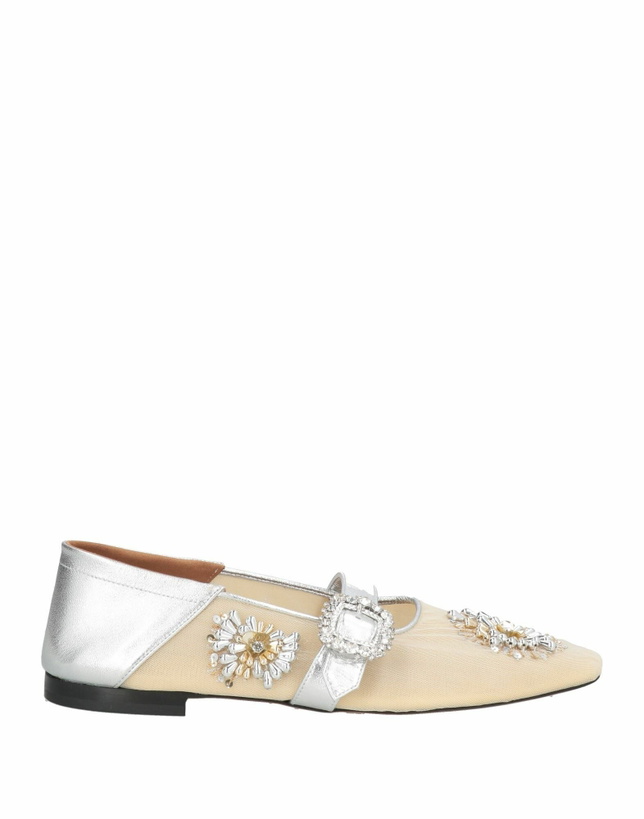 Photo: Wales Bonner Womens Ballet flats in Beige