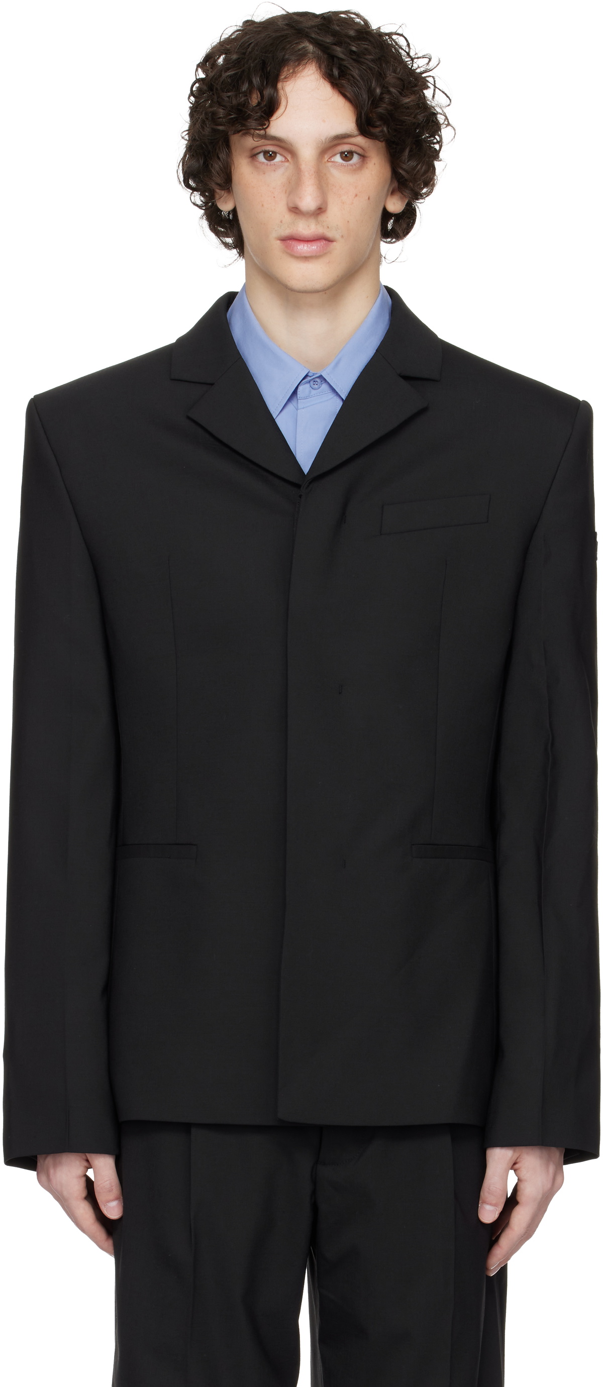 032c Black Classic Bomber Jacket 032c