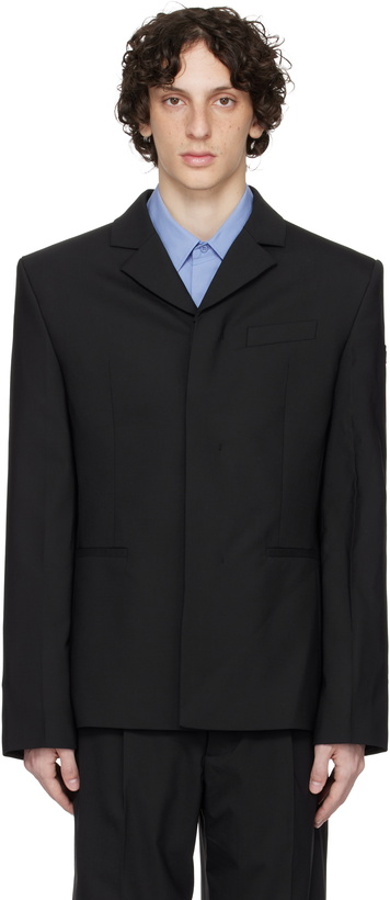 Photo: 032c Black '032c Office Attire' Suit Blazer