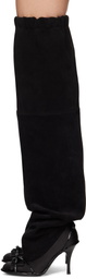 ALL-IN Black Double Thigh High Tall Boots