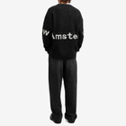 New Amsterdam Surf Association Men's New Amsterdam Name Knit Sweatshirt in Black