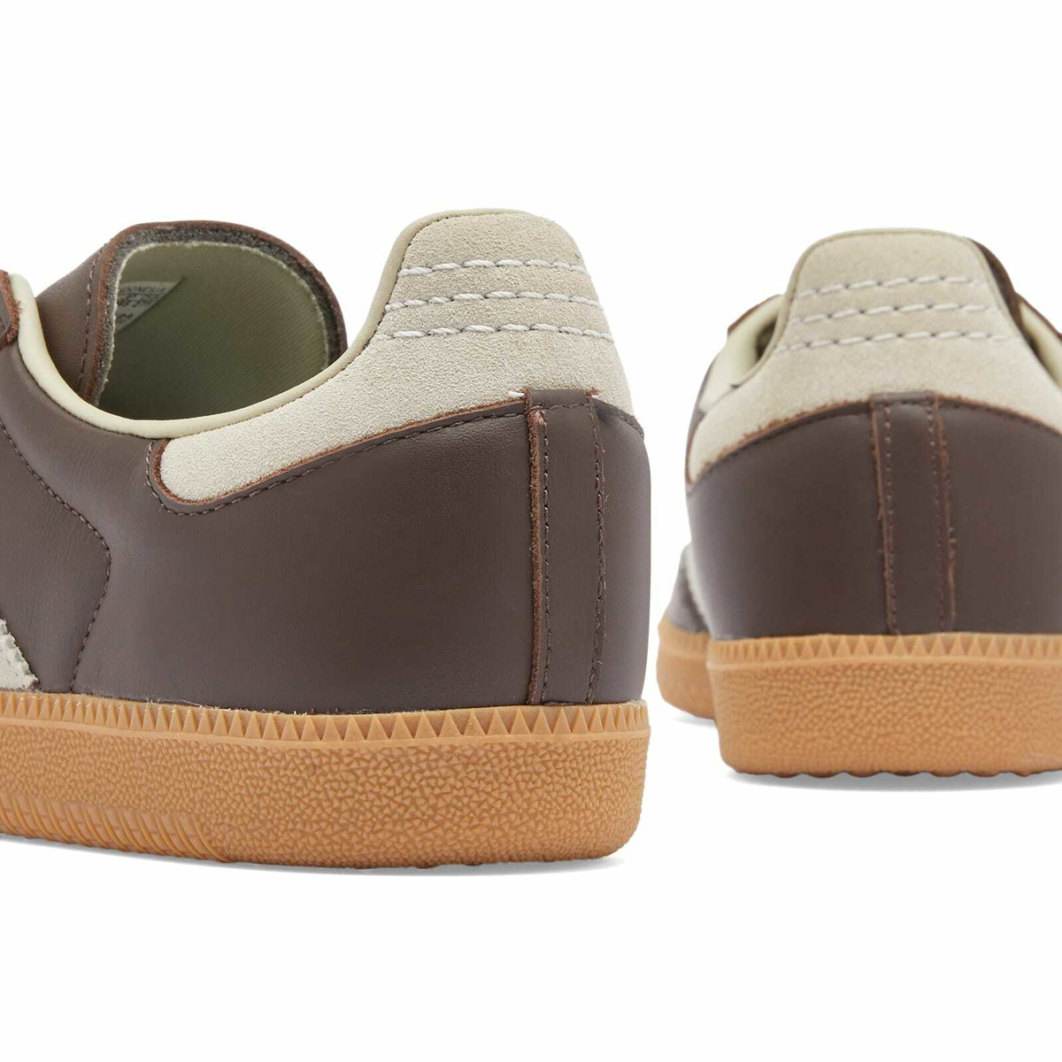Adidas Men's Samba OG in Brown/Putty Grey/Gold Met.