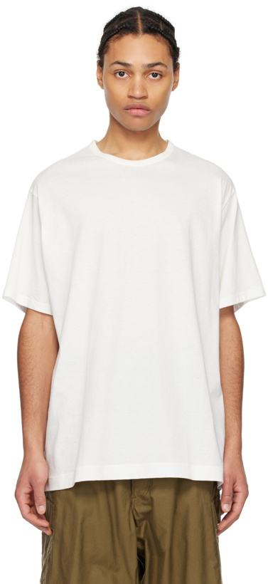 Photo: Y's For Men White Printed T-Shirt