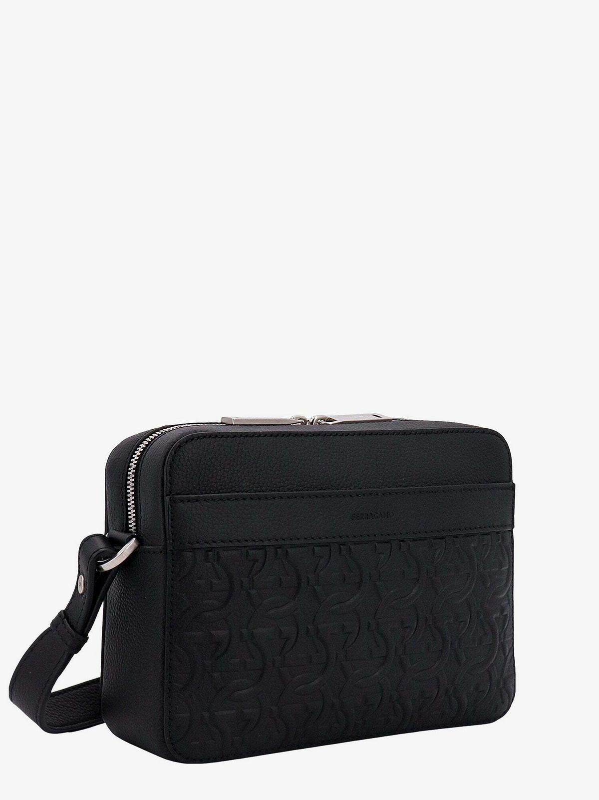 Ferragamo Shoulder Bag Black Mens Salvatore Ferragamo