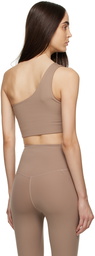 Girlfriend Collective Tan Bianca Sports Bra