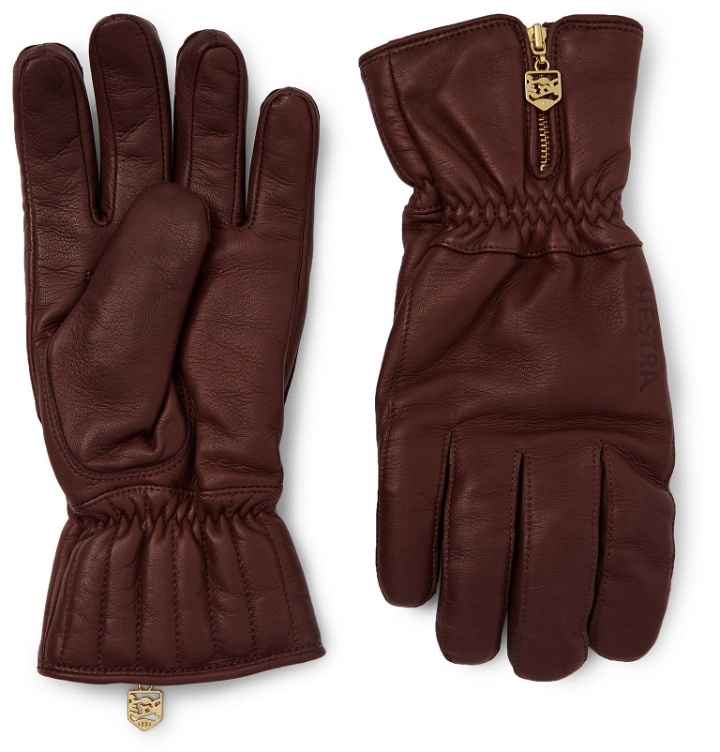 Photo: Hestra - Leather Gloves - Brown
