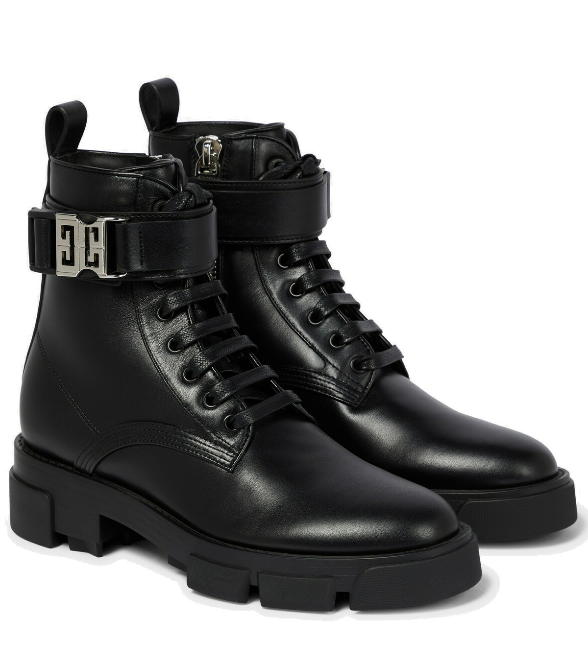 Givenchy - Leather combat boots Givenchy