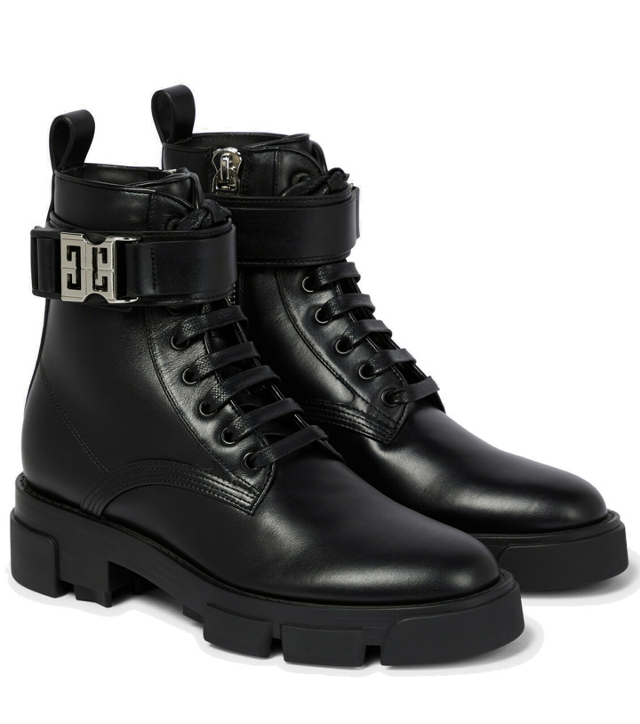 Photo: Givenchy - Leather combat boots